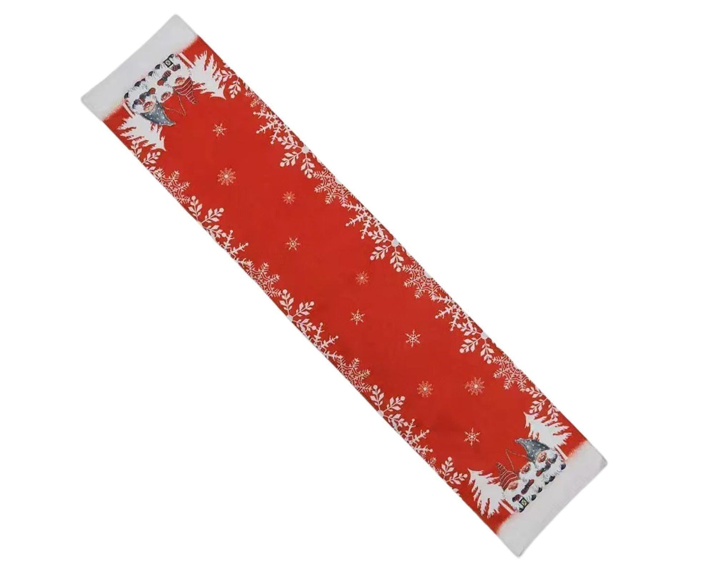 Xmas Tablecloth Non-woven Fabric Xmas Tree Print-Red V1263-JX-734