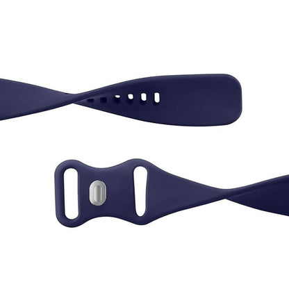 For Google Pixel Watch 1 / 2 Soft Replacement Strap Silicone Sport Watch Band Blue - L V1263-JX-7340-2