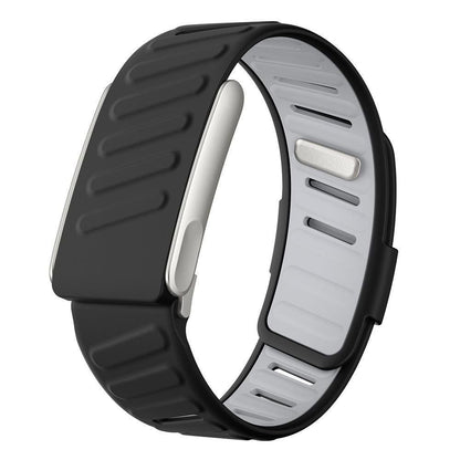 Silicone Sport Band for Whoop 5.0 Waterproof Replacement Wrist Strap Black V1263-JX-7342-1
