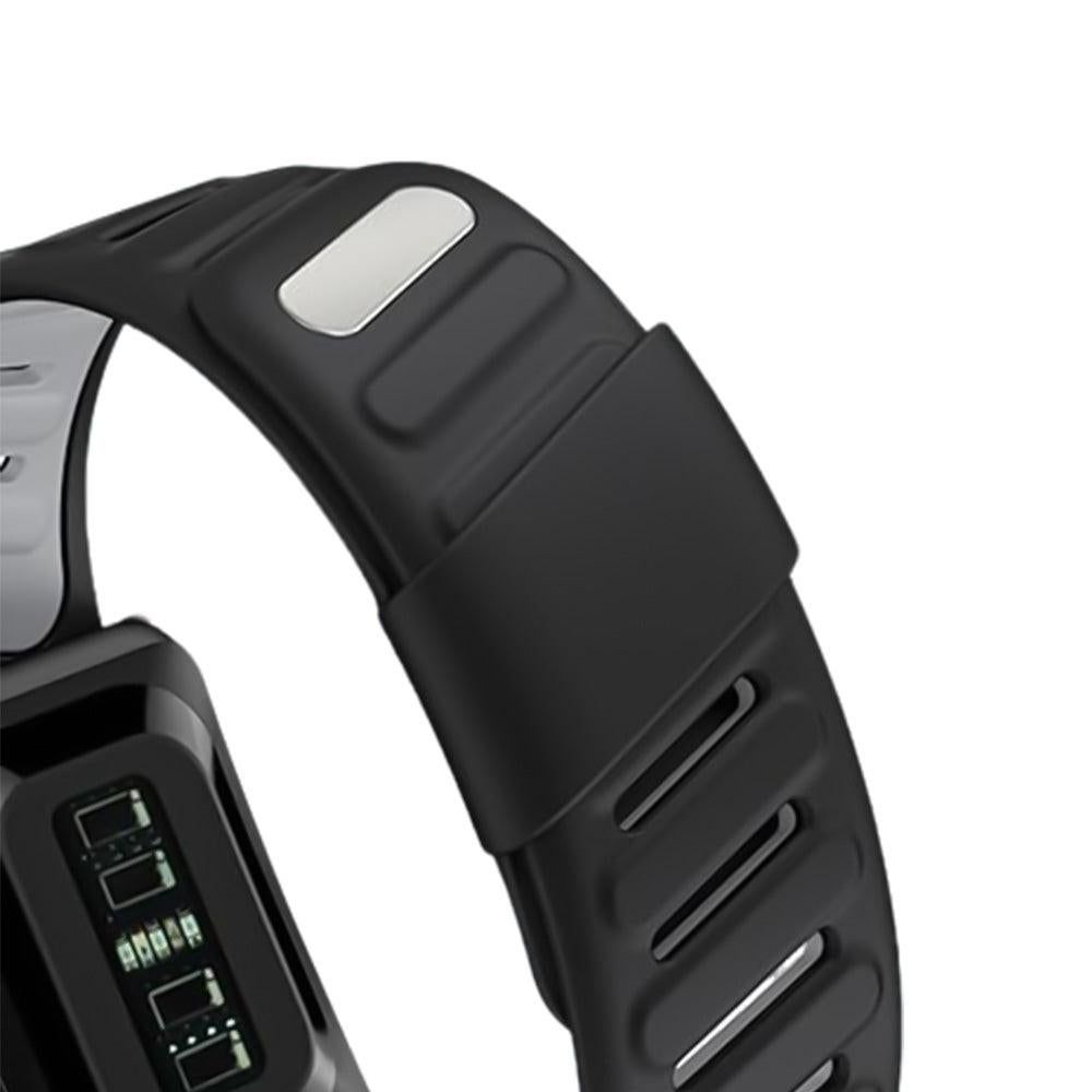 Silicone Sport Band for Whoop 5.0 Waterproof Replacement Wrist Strap Black V1263-JX-7342-1