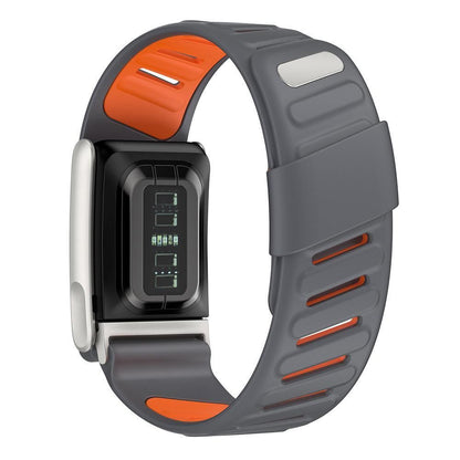 Silicone Sport Band for Whoop 5.0 Waterproof Replacement Wrist Strap Dark Grey V1263-JX-7342-2