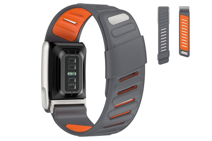 Silicone Sport Band for Whoop 5.0 Waterproof Replacement Wrist Strap Dark Grey V1263-JX-7342-2