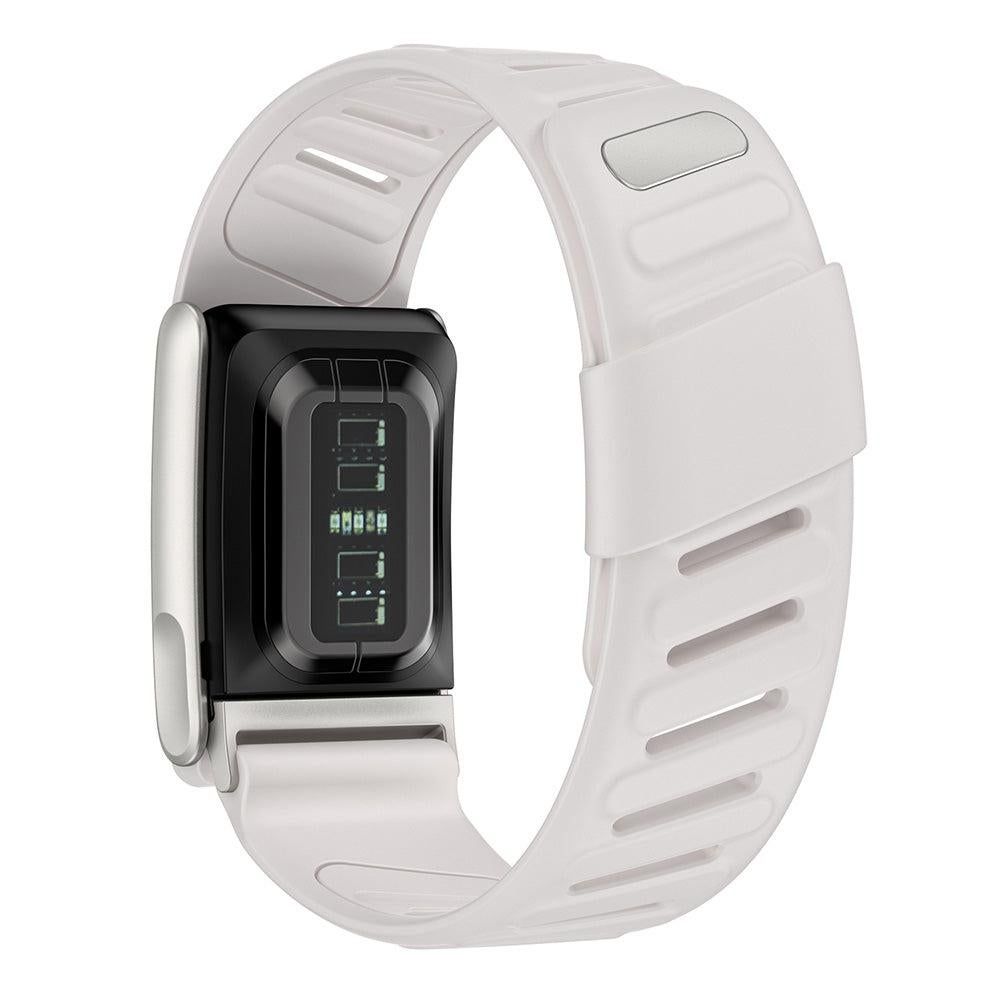 Silicone Sport Band for Whoop 5.0 Waterproof Replacement Wrist Strap White V1263-JX-7342-3