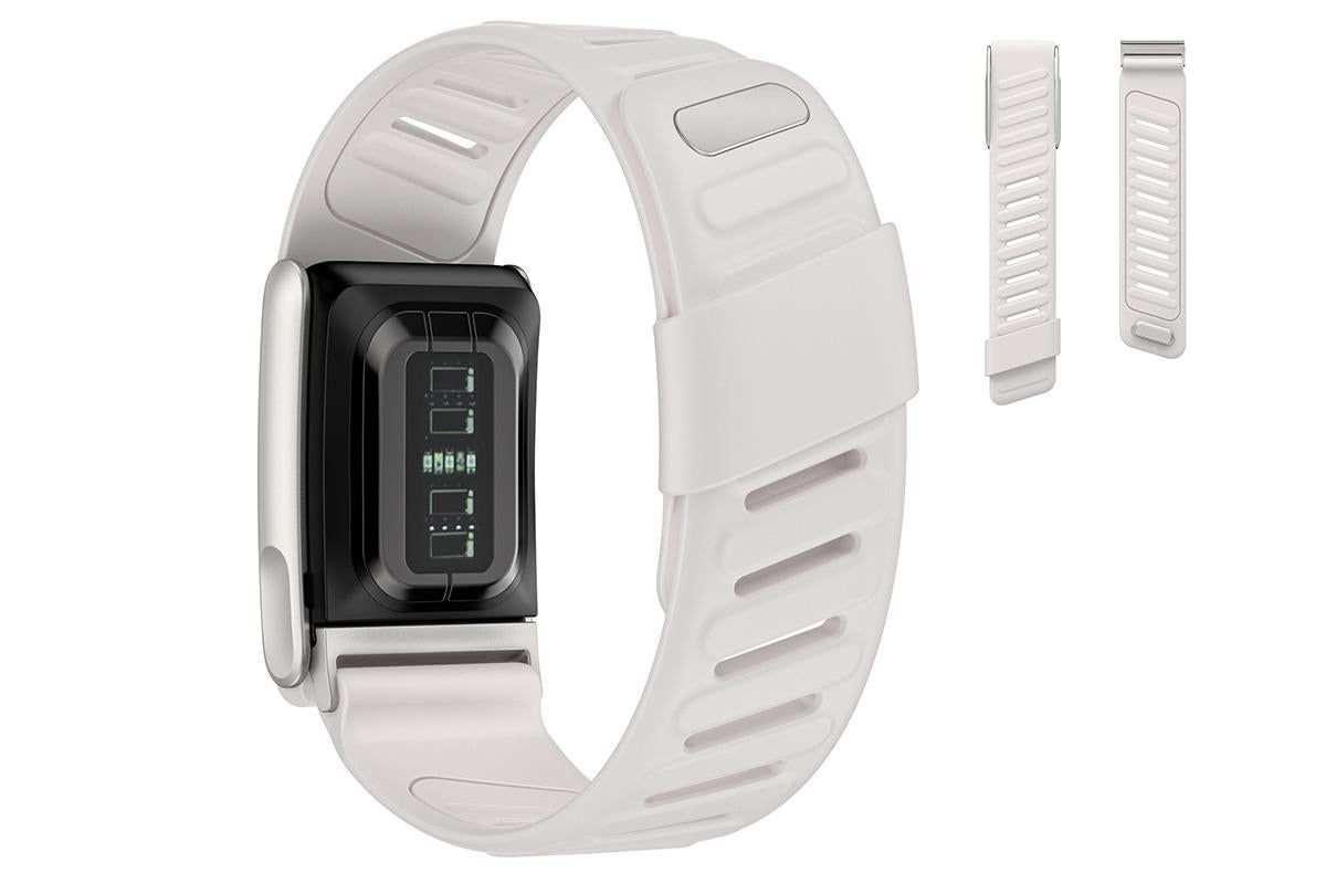 Silicone Sport Band for Whoop 5.0 Waterproof Replacement Wrist Strap White V1263-JX-7342-3