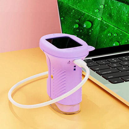 1000X Handheld Microscope - 1080P Mini Pocket Digital Microscope Purple V1263-JX-7343-2
