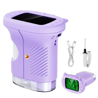 1000X Handheld Microscope - 1080P Mini Pocket Digital Microscope White V1263-JX-7343-3