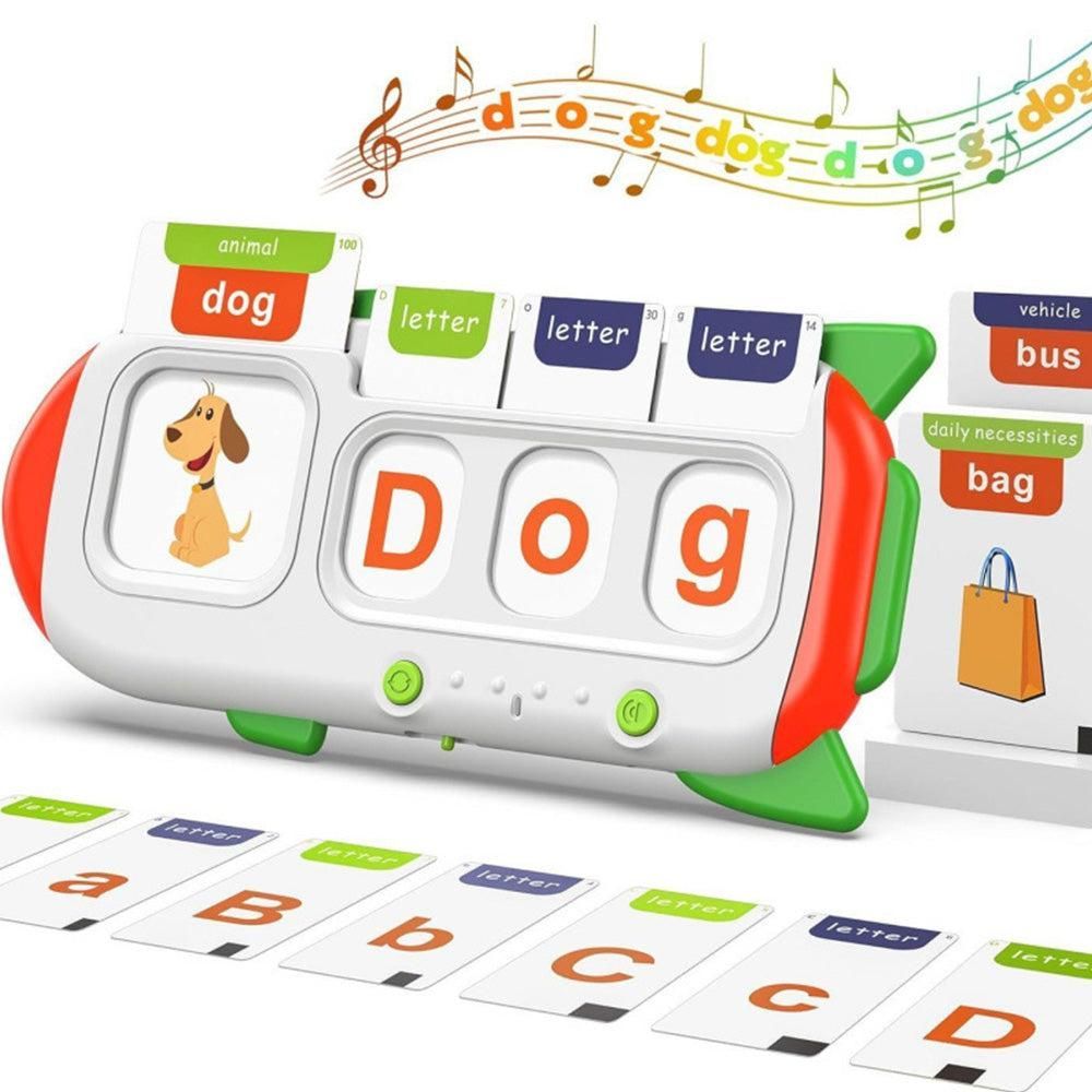 162PCS Phonics Learning Toy Set - Flash Cards Speak & Spell Montessori Educational Game V1263-JX-7344
