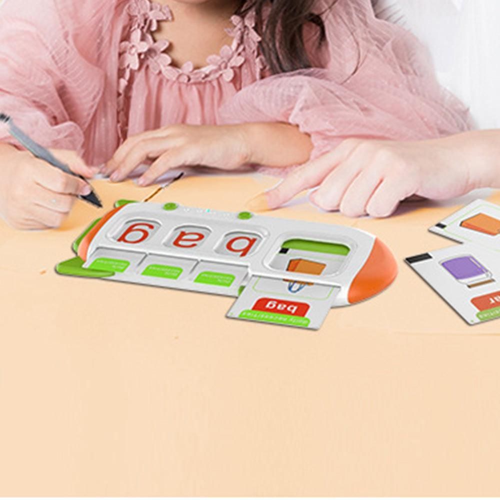 162PCS Phonics Learning Toy Set - Flash Cards Speak & Spell Montessori Educational Game V1263-JX-7344