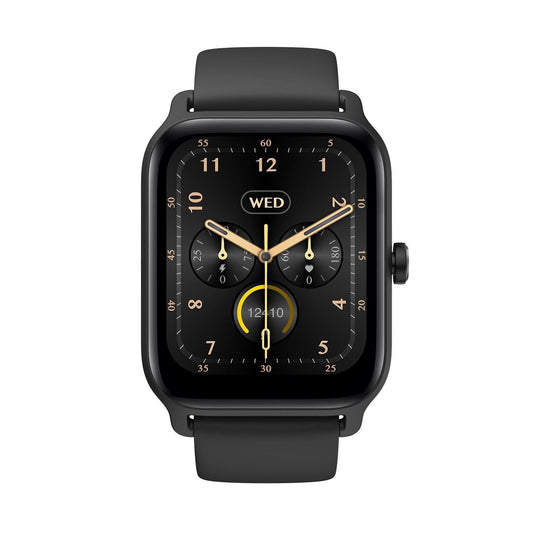 1.8inch Smart Watch IP68 BT5.3 for Android iOS with Heart Rate Monitoring Exercise Records 1pc(Black) V1263-JX-7347-1