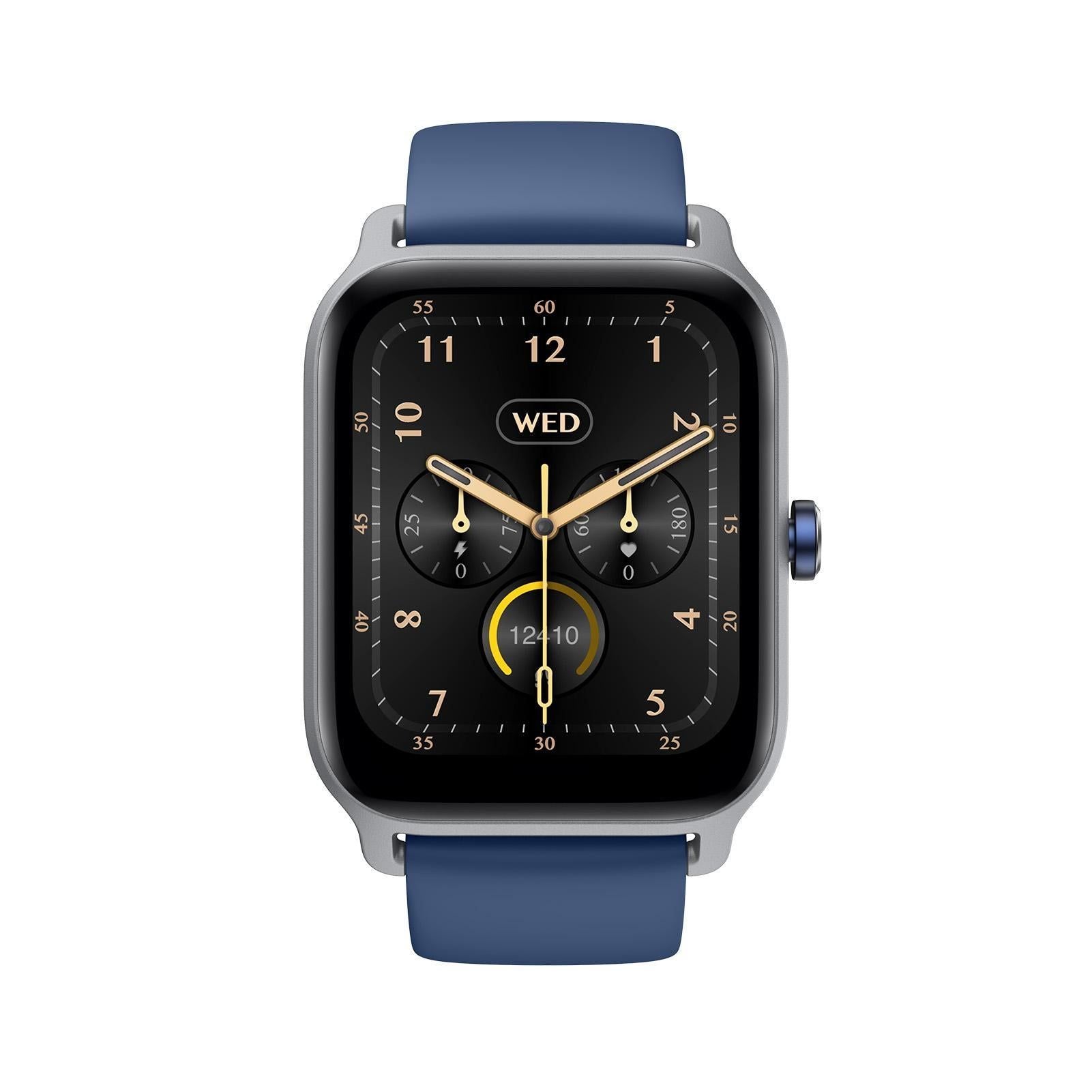 1.8inch Smart Watch IP68 BT5.3 for Android iOS with Heart Rate Monitoring Exercise Records 1pc(Blue) V1263-JX-7347-2