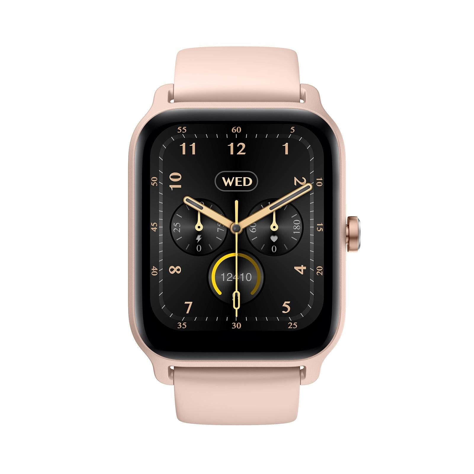 1.8inch Smart Watch IP68 BT5.3 for Android iOS with Heart Rate Monitoring Exercise Records 1pc(Pink) V1263-JX-7347-3