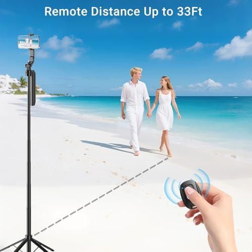 1 Pair Black Bluetooth Mobile Phone Camera Remote Control Rechargeable Shutter V1263-JX-7348