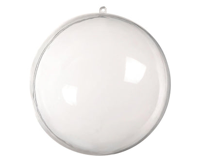 5Pcs Xmas Ball Transparent Fillable Shatterproof-9cm V1263-JX-735