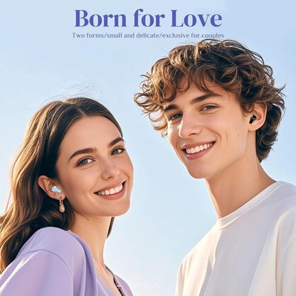 K520 deformable cute heart-shaped bluetooth headset tws compact stereo - blue V1263-JX-7350-2