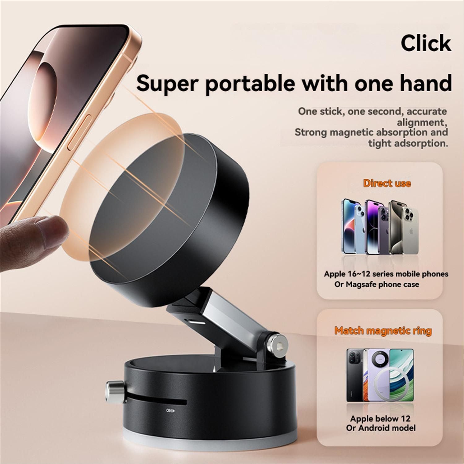 Vacuum suction cup mobile phone holder car mount desktop portable holder V1263-JX-7353