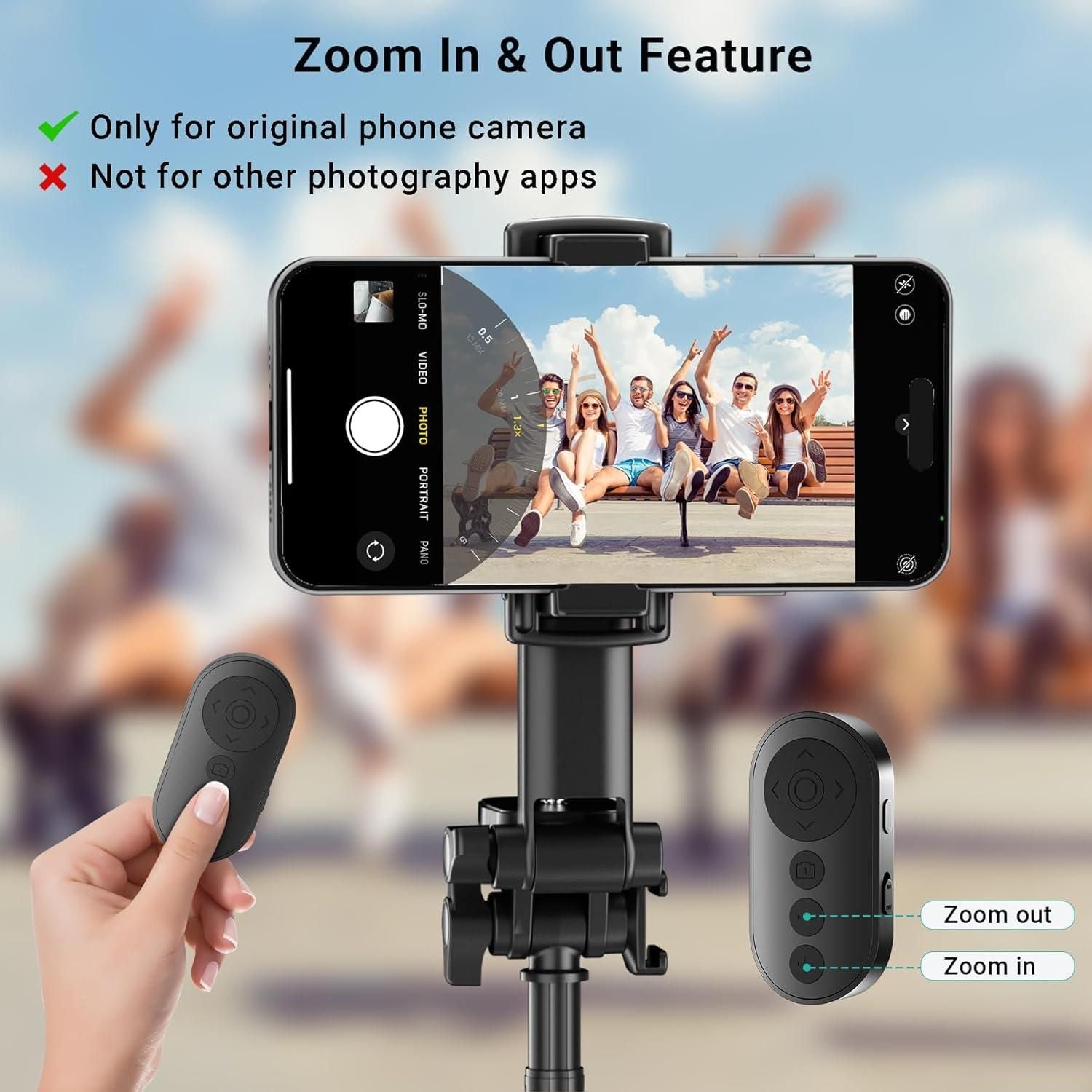 1pc Wireless Camera Remote for Android Shutter V1263-JX-7354