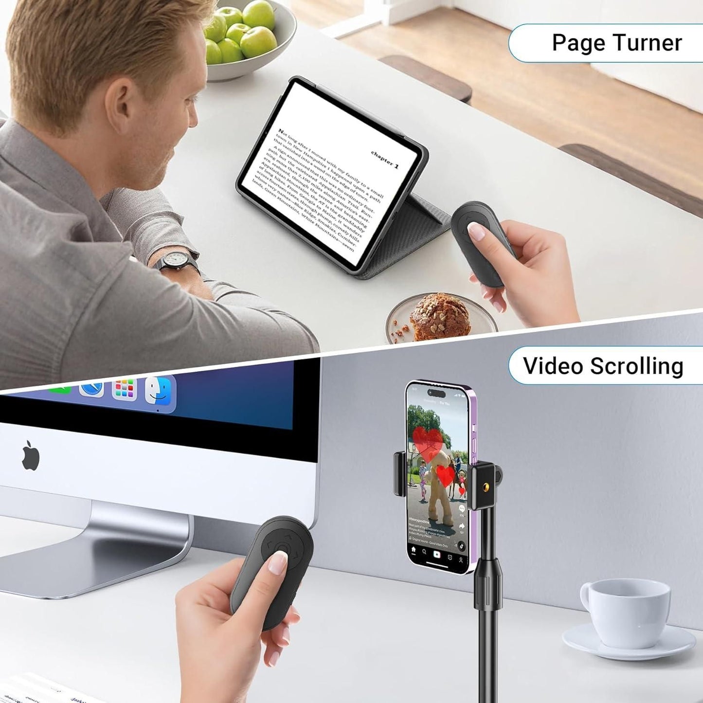 1pc Wireless Camera Remote for Android Shutter V1263-JX-7354