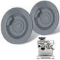 2-Piece 54mm Grey Coffee Machine Reverse Rinse Cleaning Tablet compatible with Breville 8/9 V1263-JX-7363