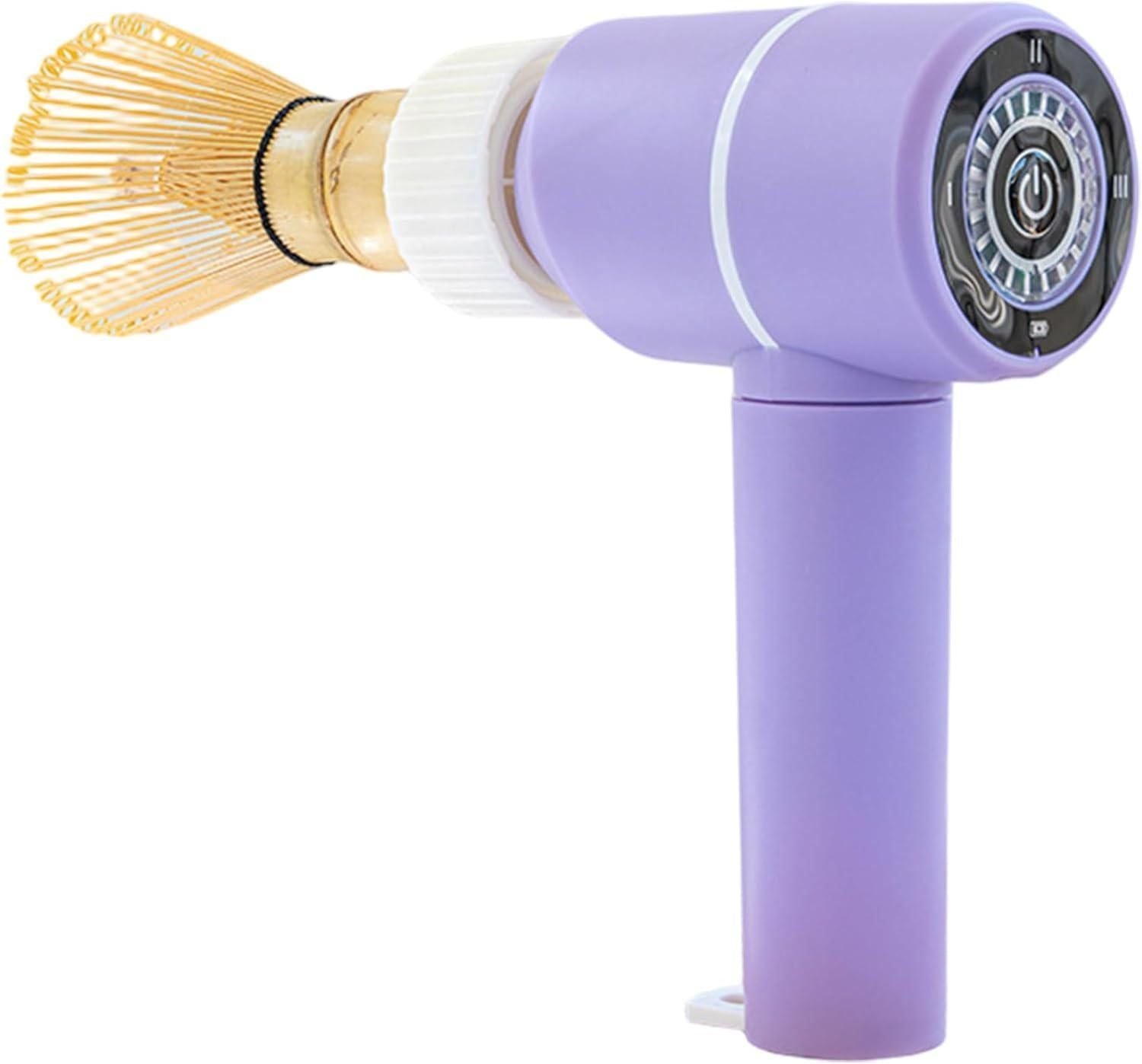 Electric Matcha Mixer Purple One Size Three-Speed No Splash Tea Maker 1pc V1263-JX-7367