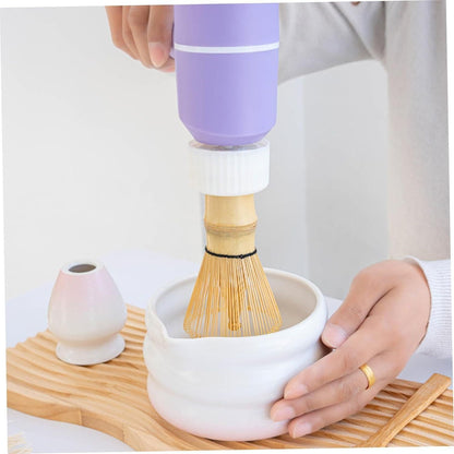 Electric Matcha Mixer Purple One Size Three-Speed No Splash Tea Maker 1pc V1263-JX-7367