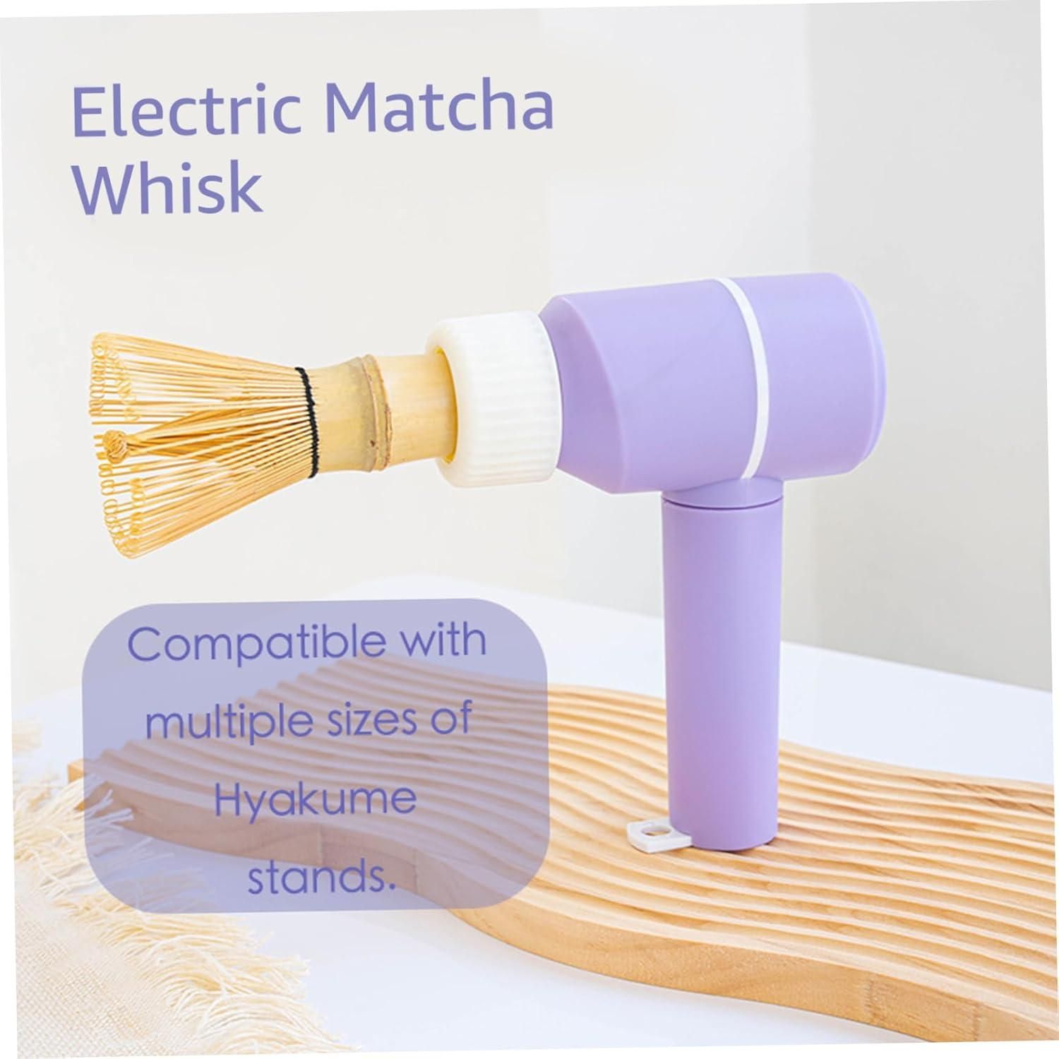 Electric Matcha Mixer Purple One Size Three-Speed No Splash Tea Maker 1pc V1263-JX-7367