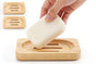 2PCS Wood Soap Dish Storage Soap Holder Soap Tray For Home Bathroom V1263-JX-7374