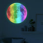 30X30CM Glow in The Dark Stars and Moon for Ceiling Decorations Glow Wall Stickers -Multi V1263-JX-7375-1