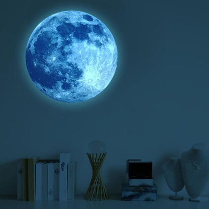 30X30CM Glow in The Dark Stars and Moon for Ceiling Decorations Glow Wall Stickers -Multi V1263-JX-7375-1