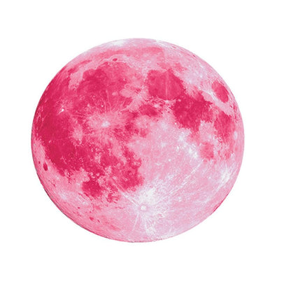 30X30CM Glow in The Dark Stars and Moon for Ceiling Decorations Glow Wall Stickers -Pink V1263-JX-7375-2