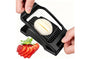 Aluminum Alloy Egg Slicer for Hard Boiled Eggs Strawberry Slicer for Salad-Black V1263-JX-7379