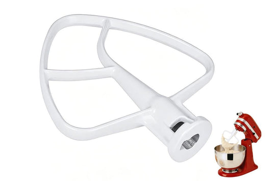 Coated Flat Beater for KitchenAid 4.5-5QT Tilt Head Stand Mixer For K5AB K5SS V1263-JX-7385