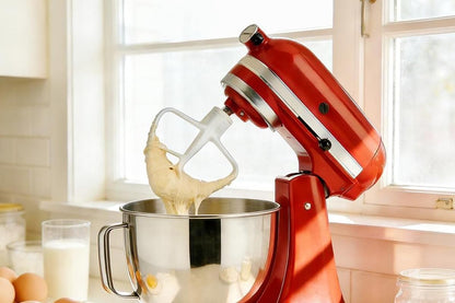 Coated Flat Beater for KitchenAid 4.5-5QT Tilt Head Stand Mixer For K5AB K5SS V1263-JX-7385