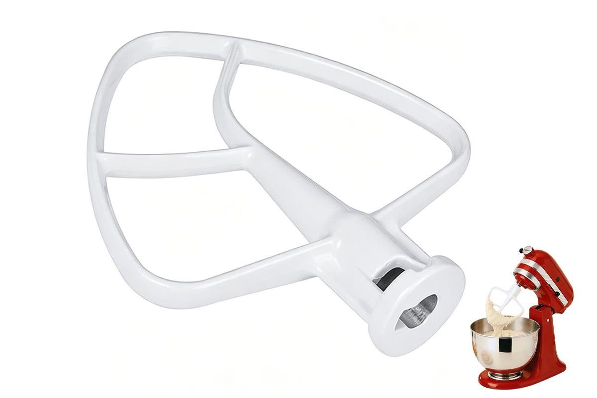 Coated Flat Beater for KitchenAid 4.5-5QT Tilt Head Stand Mixer For K5AB K5SS V1263-JX-7385