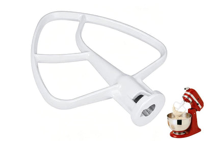 Coated Flat Beater for KitchenAid 4.5-5QT Tilt Head Stand Mixer For K5AB K5SS V1263-JX-7385