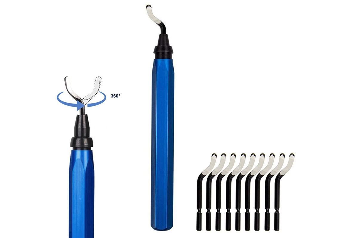 Deburring Tool with 10 High Speed Steel Blades Deburring Tool 3D Printing V1263-JX-7387