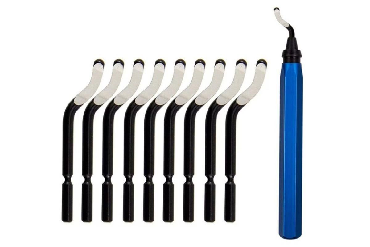 Deburring Tool with 10 High Speed Steel Blades Deburring Tool 3D Printing V1263-JX-7387