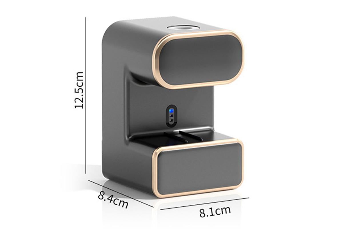 Electric Automatic Toothpaste Dispenser With Toothbrush Holders-Black V1263-JX-7388