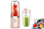 Electric Mini Juice Maker Portable 400ml Blender Smoothie Juicer Machine-Pink V1263-JX-7389