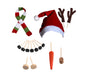 1 Set Snowman Decoration DIY Building Set for Home V1263-JX-739
