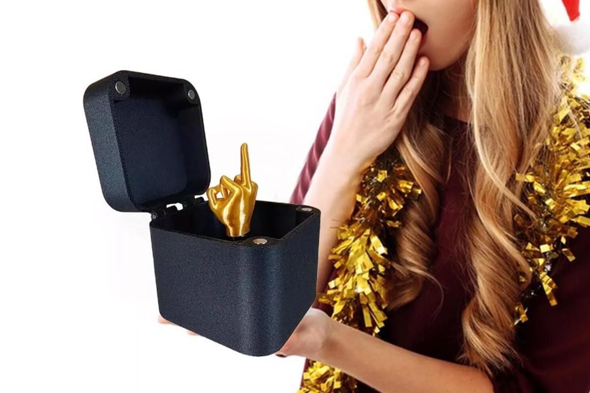 Middle Finger in a Box Middle Finger Surprise Box V1263-JX-7394