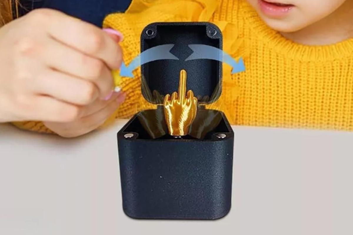Middle Finger in a Box Middle Finger Surprise Box V1263-JX-7394