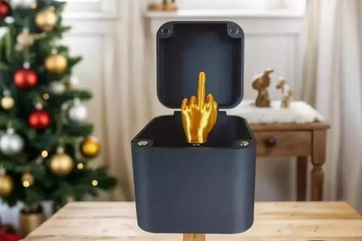 Middle Finger in a Box Middle Finger Surprise Box V1263-JX-7394