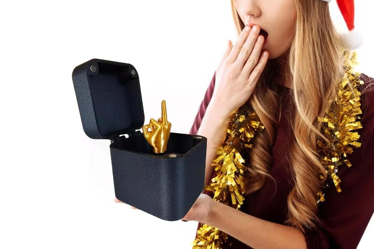 Middle Finger in a Box Middle Finger Surprise Box V1263-JX-7394