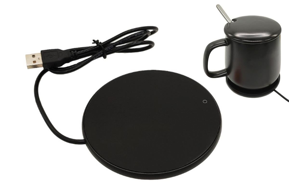 Smart USB Coffee Mug Warmer Tea Milk Cup Pad Plate for Office Home Use V1263-JX-7398