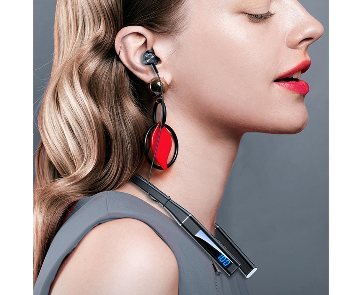 Hanging Neck Earphones - High Sound Quality - Wireless Bluetooth Headset for Gaming V1263-JX-74