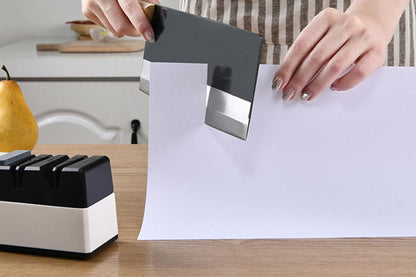 USB Charging Electric Knife Sharpener Professional 4 Stage Chef Knife Sharpening Tool V1263-JX-7401