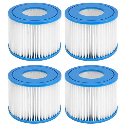 4pcs Pool Filter Replacement Cartridge Spa Filters for Bestway Type VI V1263-JX-7404