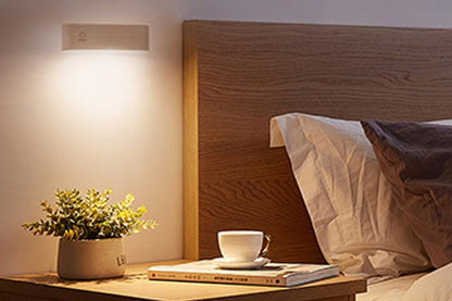 Battery Operated Wall Sconce Wooden Night Light Rotatable Cordless Wall Lamp V1263-JX-7406