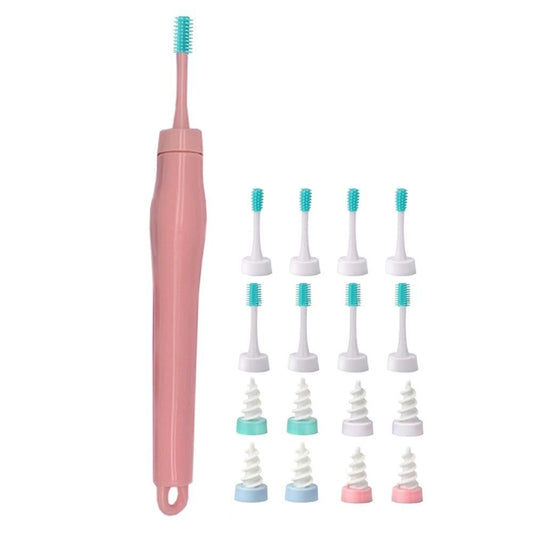 16pcs Ear Wax Remover Tool Reusable Spiral Ear Wax Remover Silicone Ear Cleaner for Adults Kids -Pink V1263-JX-7409-3