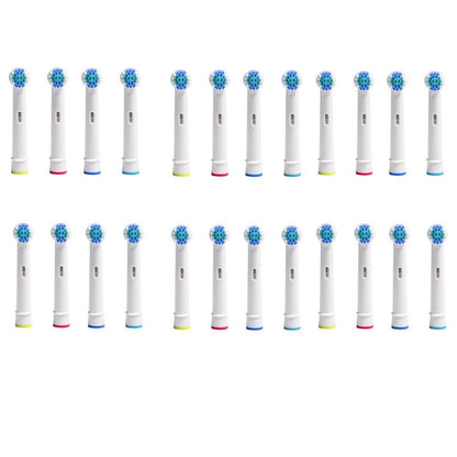 24pcs 3D Whitening Replacement Brush Heads Compatible with Oral-B Toothbrush V1263-JX-7412